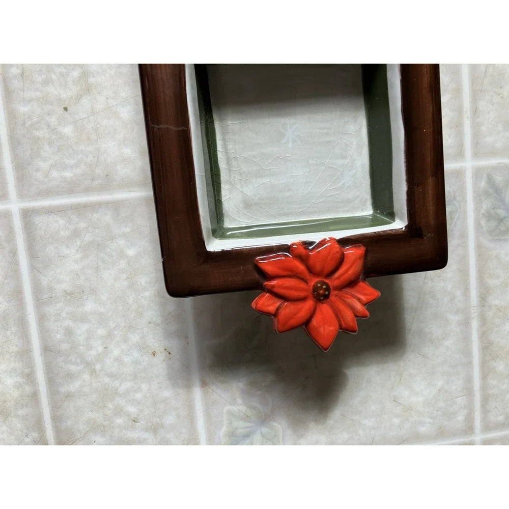 PFALTZGRAFF‎ WOODLAND Ceramic 3 Sectioned Divided Platter Flower handles